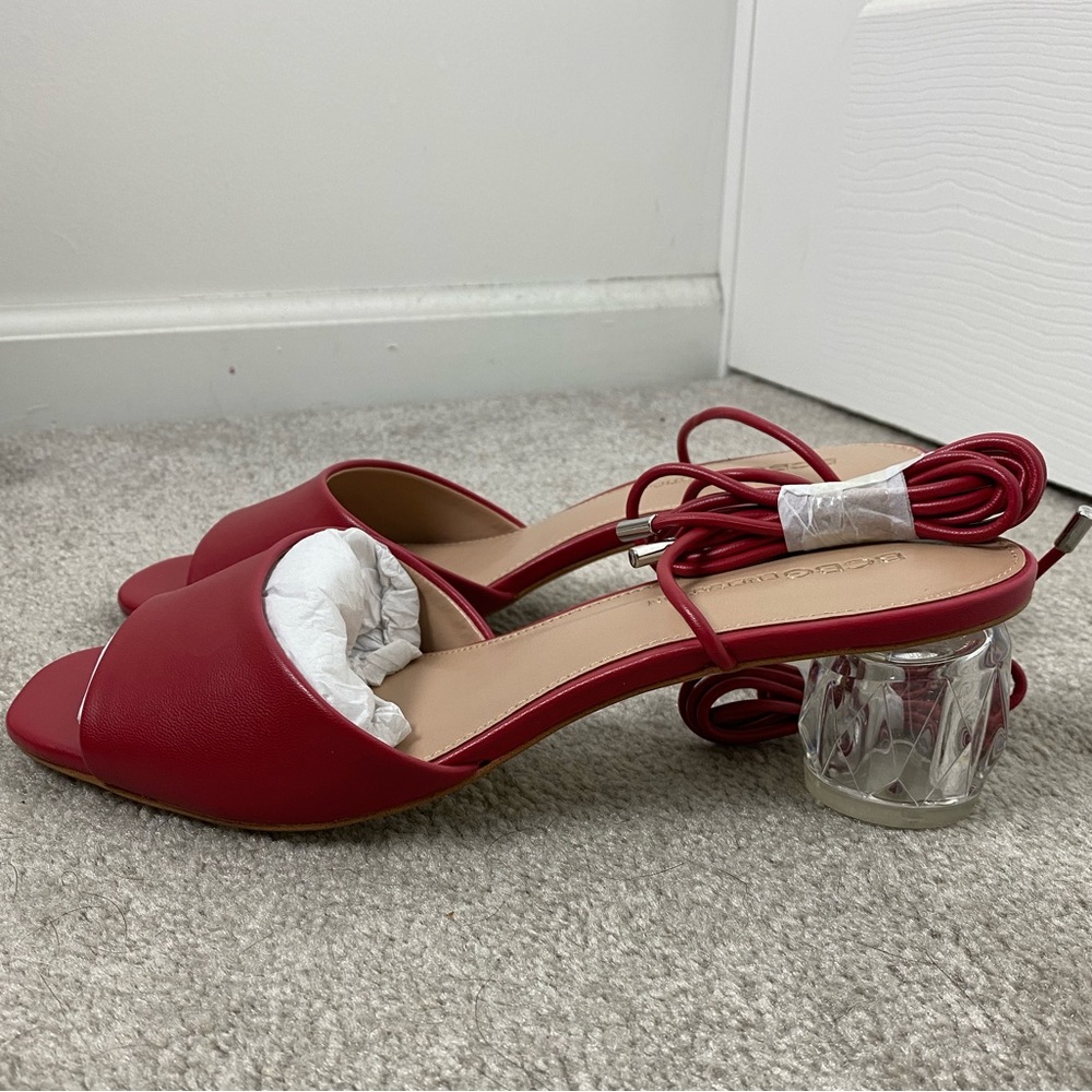BCBG Bright red sandal